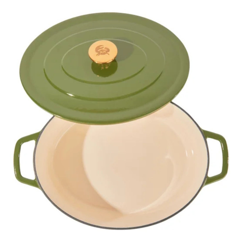 Chuck Hughes - Cocotte ovale en fonte, 5,2 L
