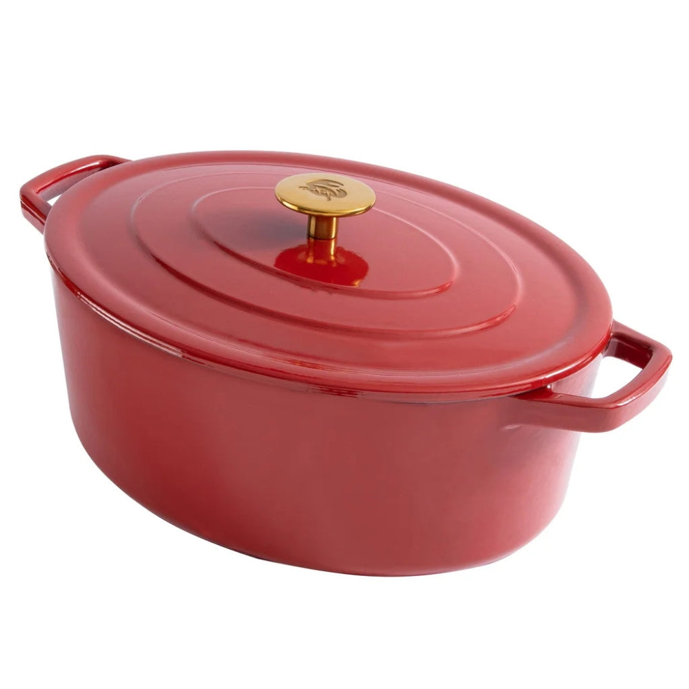 Chuck Hughes - Cocotte ovale en fonte, 5,2 L