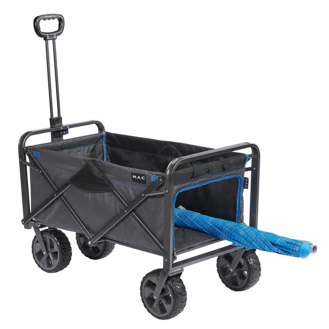 Mac Sport - Chariot pliable avec freins, roues tout-terrain