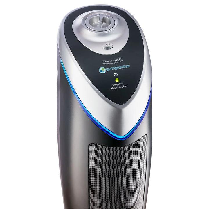 GermGuardian - Purificateur d’air tour UV-C 4-en-1, 55,8 cm (22 po), paquet de 2