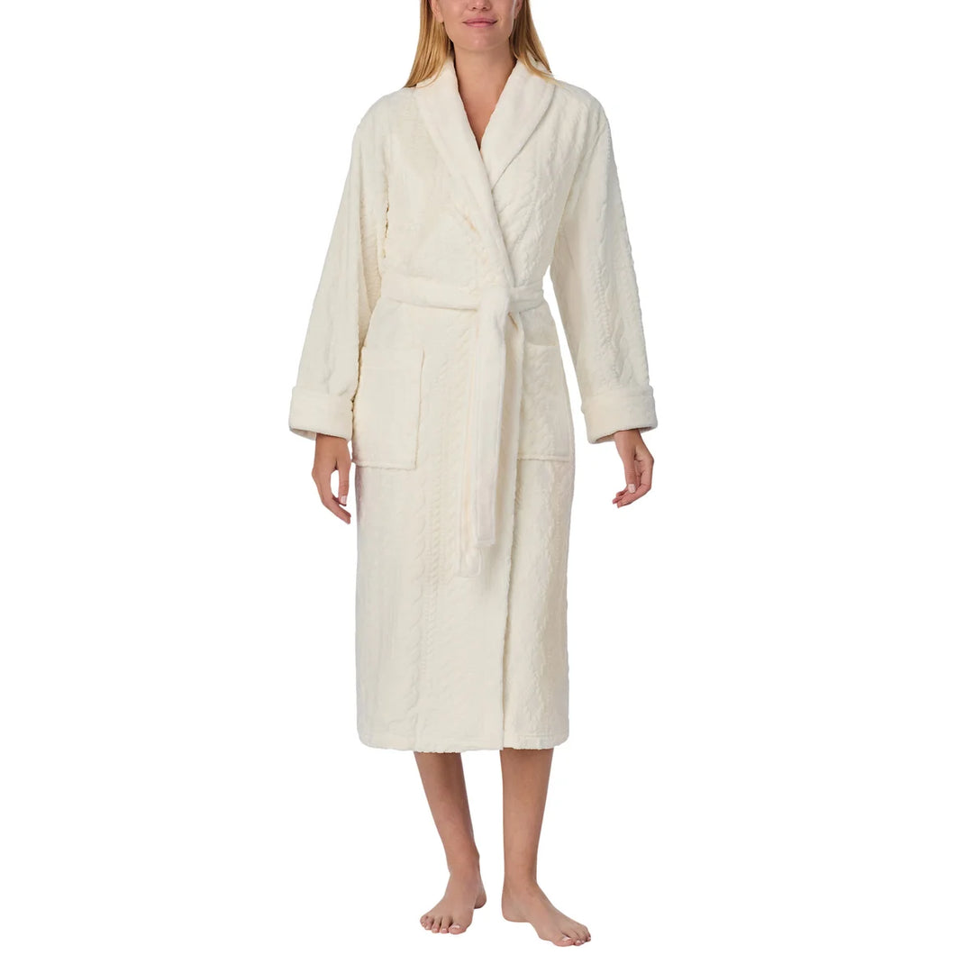 Room Service - Plush Textured Cable Robe
