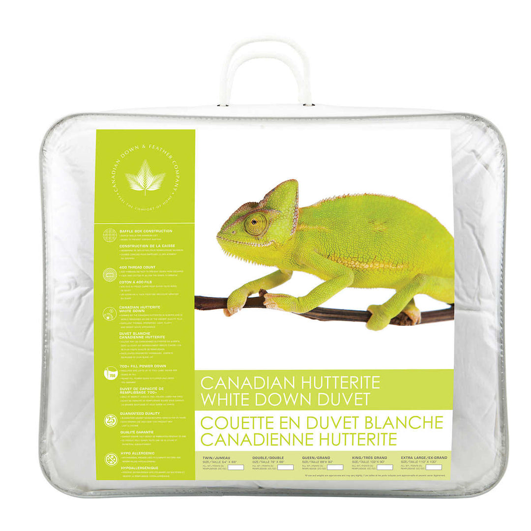 Canadian Down & Feather Company - Couette en duvet de canard blanc