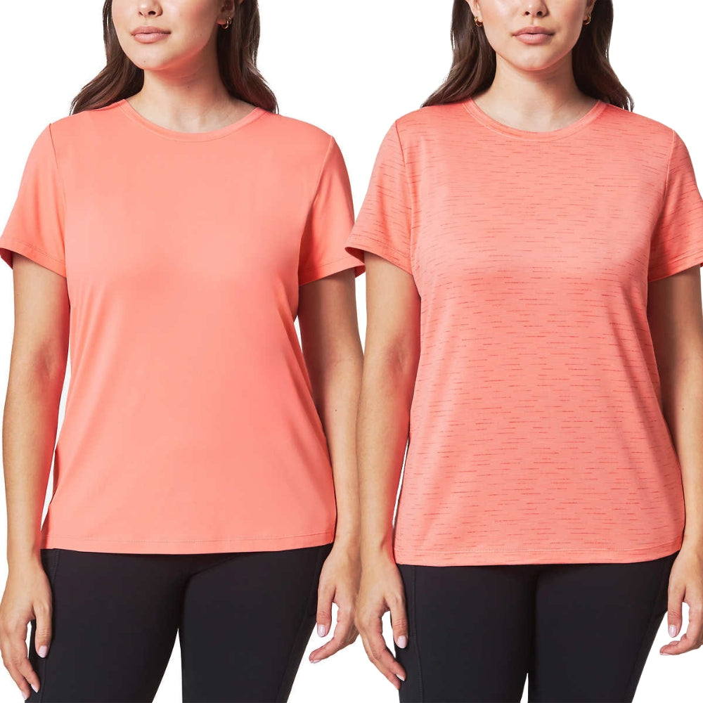 Mondetta – Chandail à manches courtes, paquet de 2