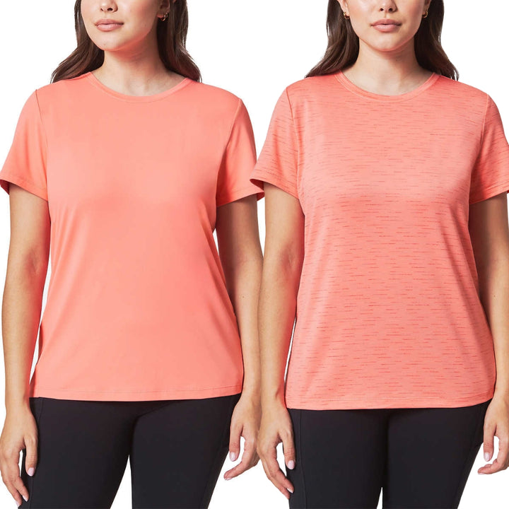 Mondetta – Chandail à manches courtes, paquet de 2