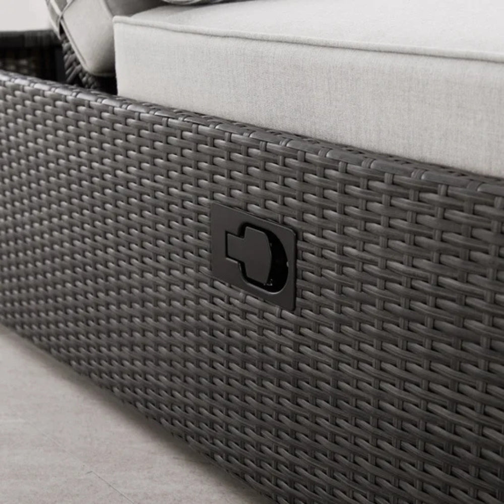 Sirio - Ensemble de chaises longues de patio Niko, 4 pièces