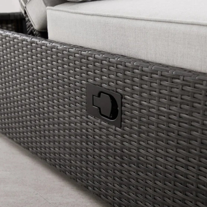 Sirio - Ensemble de chaises longues de patio Niko, 4 pièces