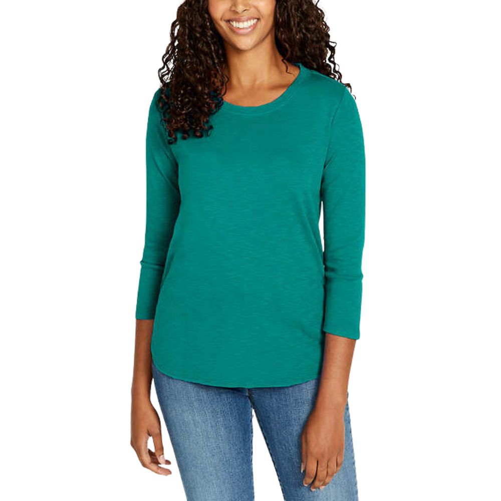 Kirkland Signature 3/4 Sleeve Slub Tee
