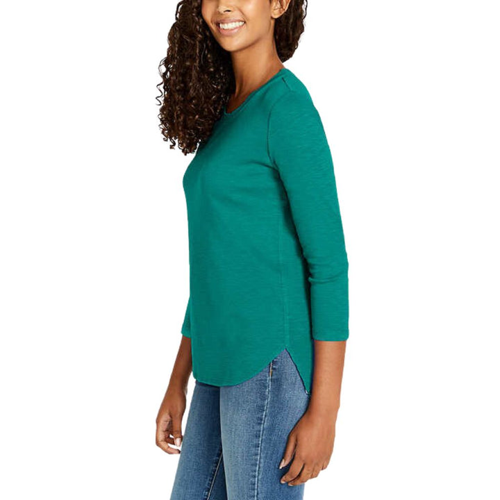 Kirkland Signature 3/4 Sleeve Slub Tee