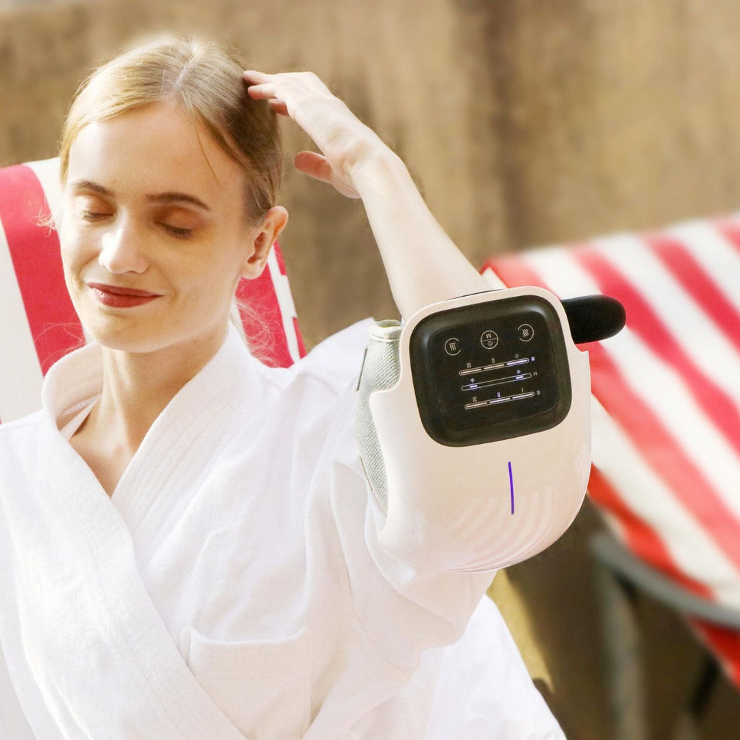 Hi5 Hertz - Masseur de genou vibrant électrique chauffant