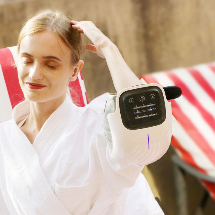 Hi5 Hertz - Masseur de genou vibrant électrique chauffant