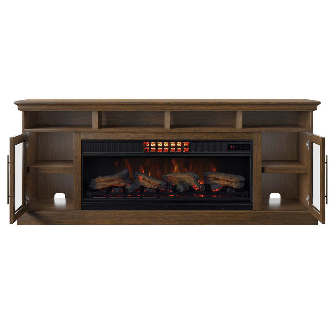 Tresanti Maxwell - Meuble-foyer audiovidéo moderne de 188 cm (74 po)