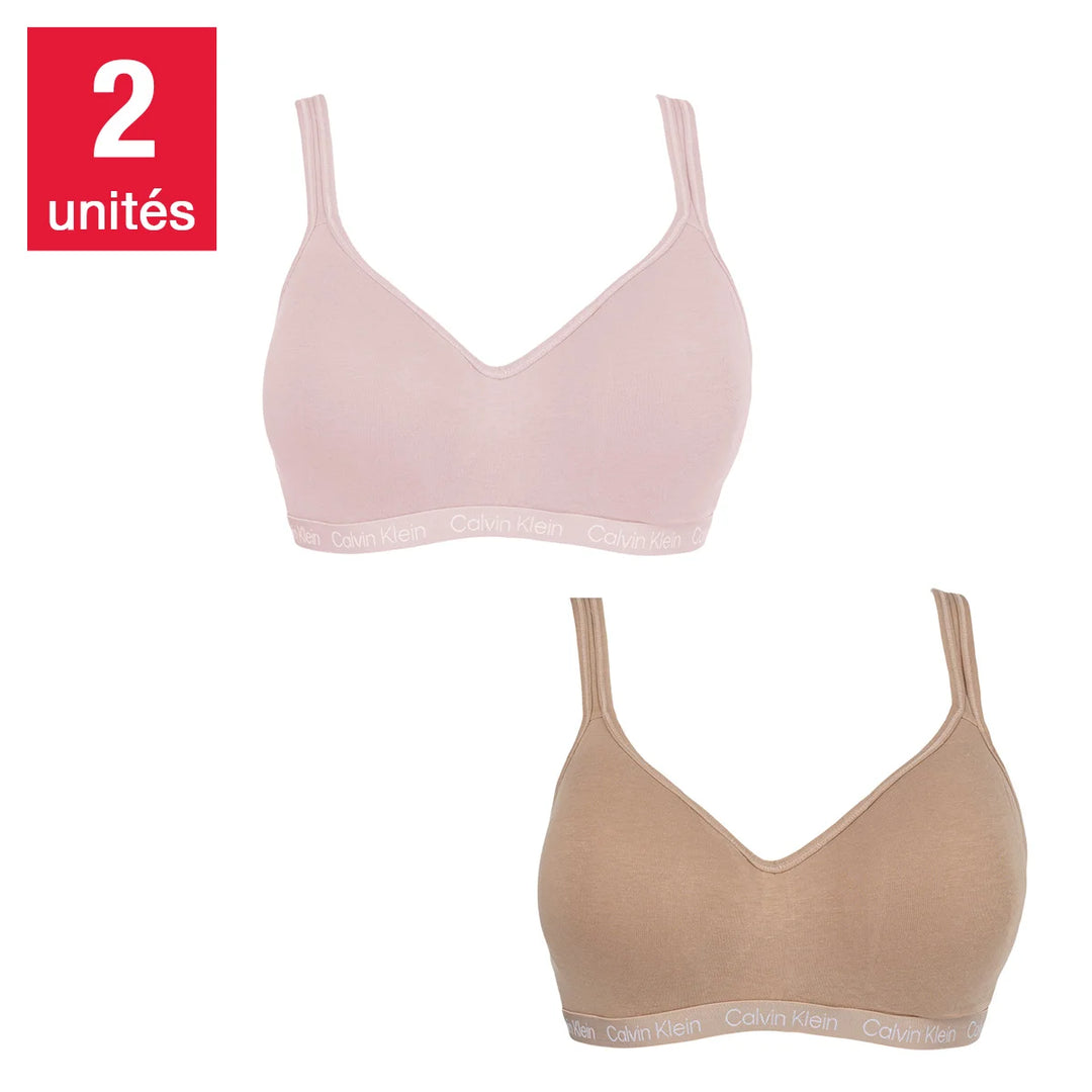 Calvin Klein - Bralettes, paquet de 2