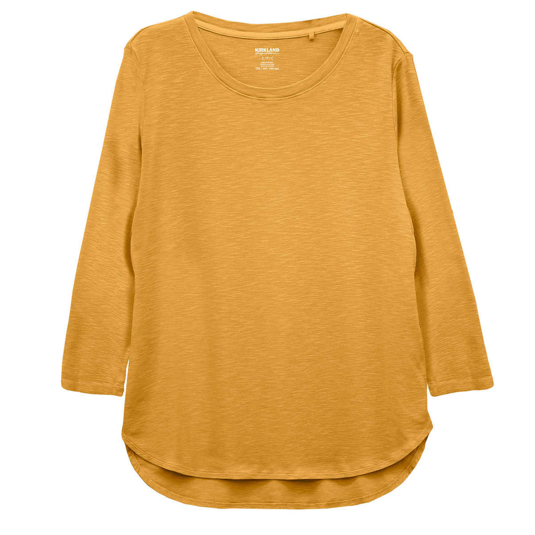 Kirkland Signature 3/4 Sleeve Slub Tee