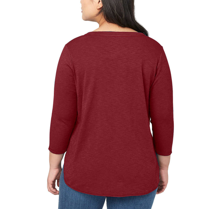 Kirkland Signature 3/4 Sleeve Slub Tee