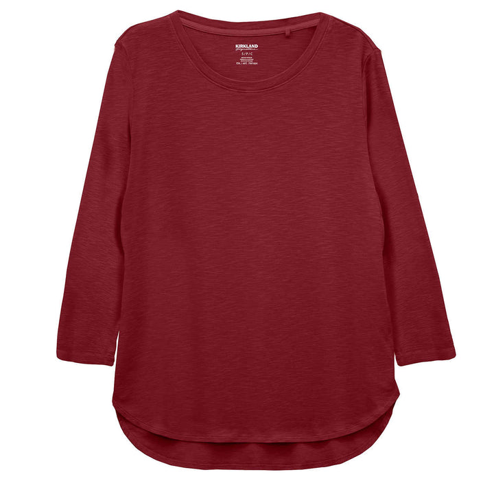 Kirkland Signature 3/4 Sleeve Slub Tee
