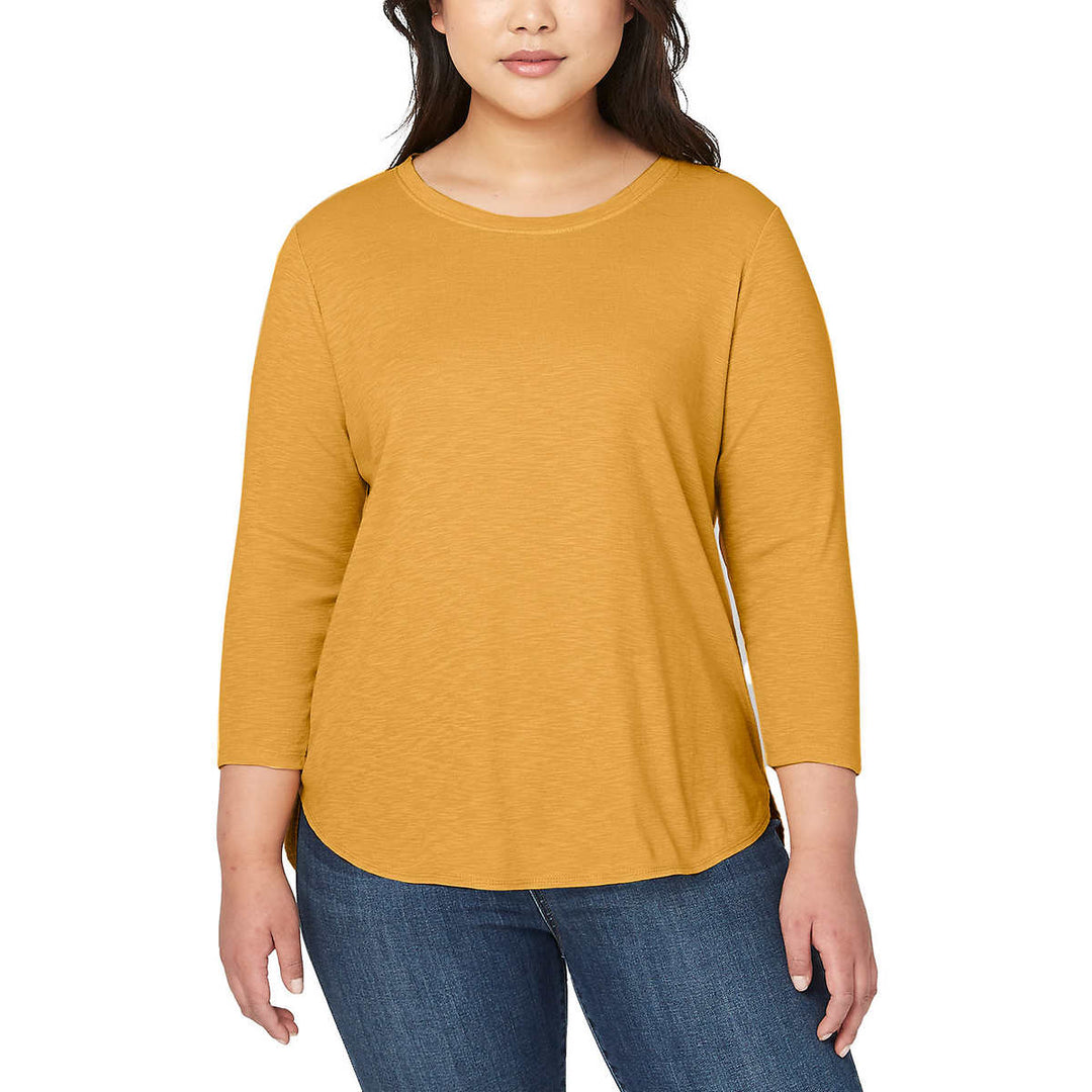 Kirkland Signature 3/4 Sleeve Slub Tee