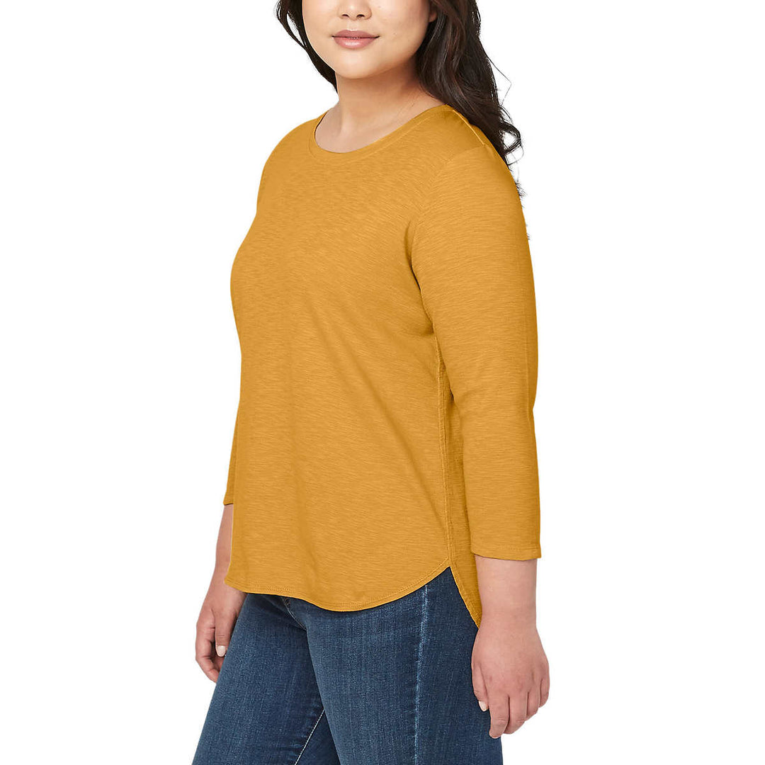 Kirkland Signature 3/4 Sleeve Slub Tee