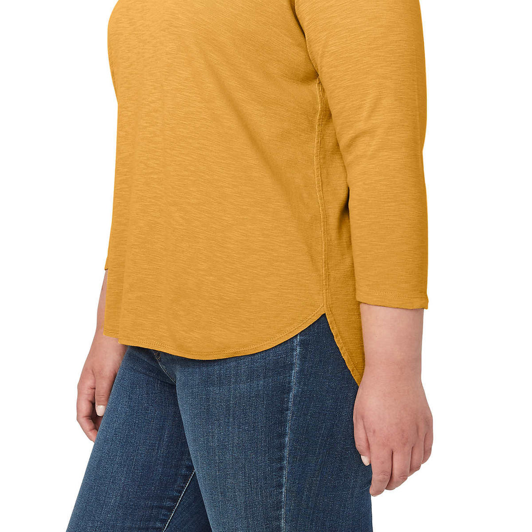 Kirkland Signature 3/4 Sleeve Slub Tee