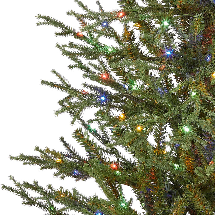 Arbre de Noël artificiel illuminé en pot