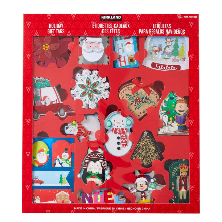 Kirkland Signature - Étiquettes cadeaux de Noël de luxe