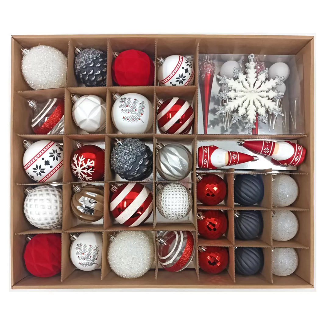 Ensemble d'ornements 78 pièces