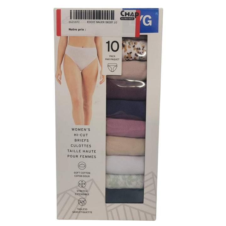 Eddie Bauer - Sous-vêtements taille haute, paquet de 10