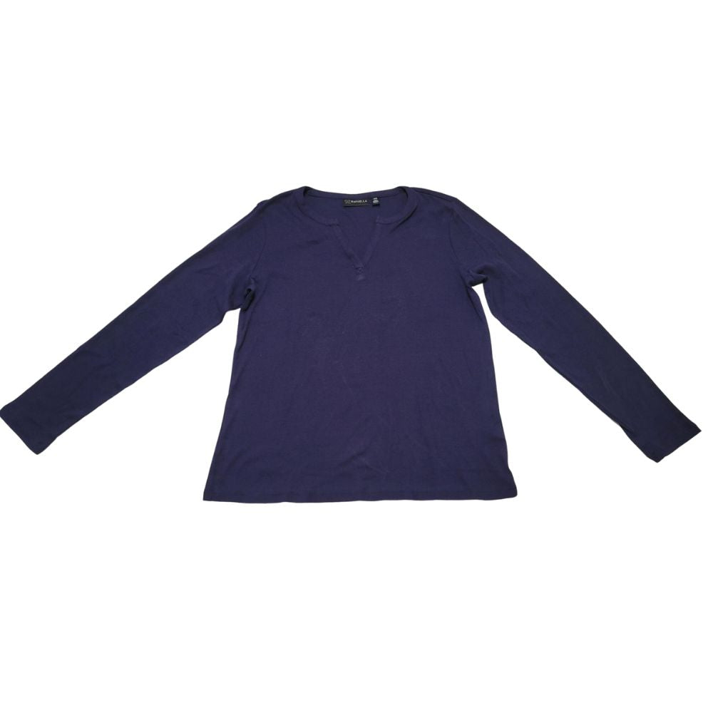 Rafaella - Chandail à manches longues col en v