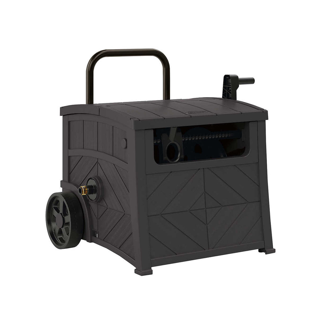 Suncast - Smart Hose Hideaway with Brass Connections