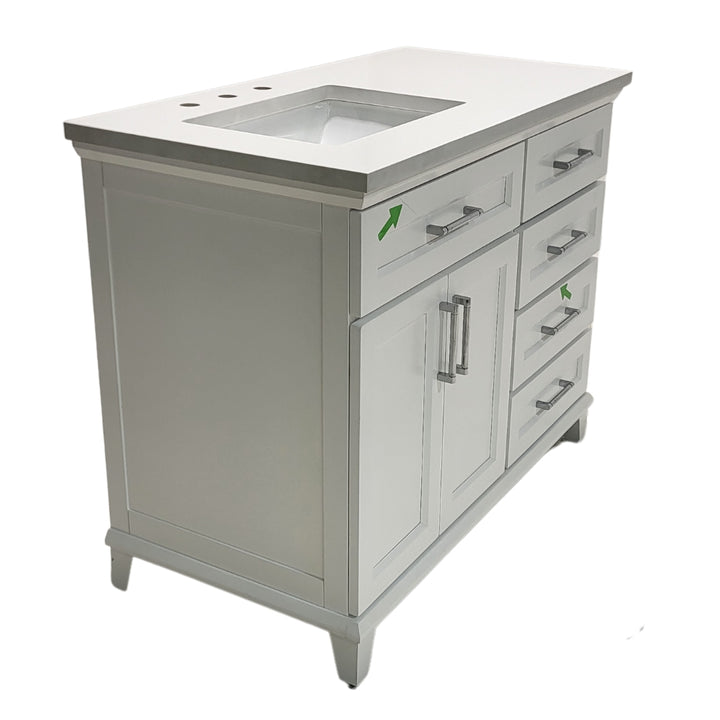 OVE Decors - Meuble-lavabo Leila 42 po