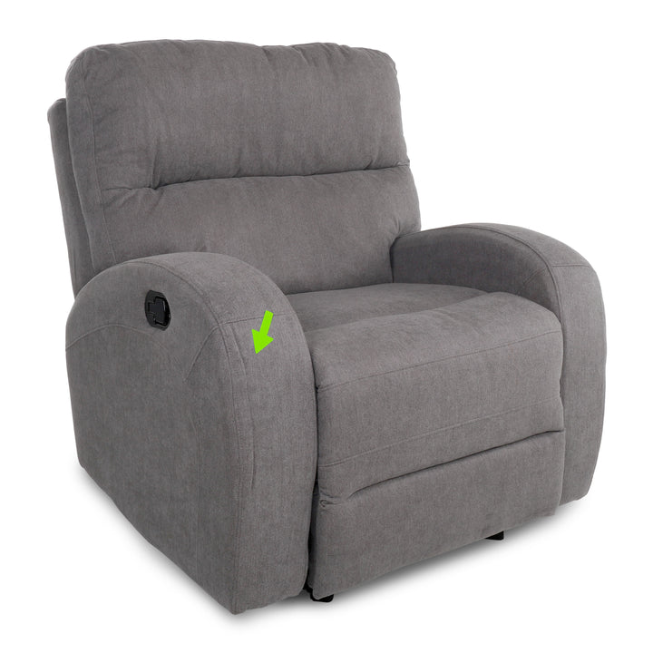 Minhas Furniture - Fauteuil inclinable en tissu