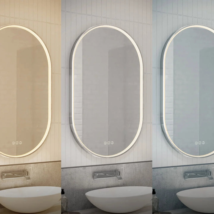 Artika - Miroir Royce Oval à DEL avec fonction antibuée