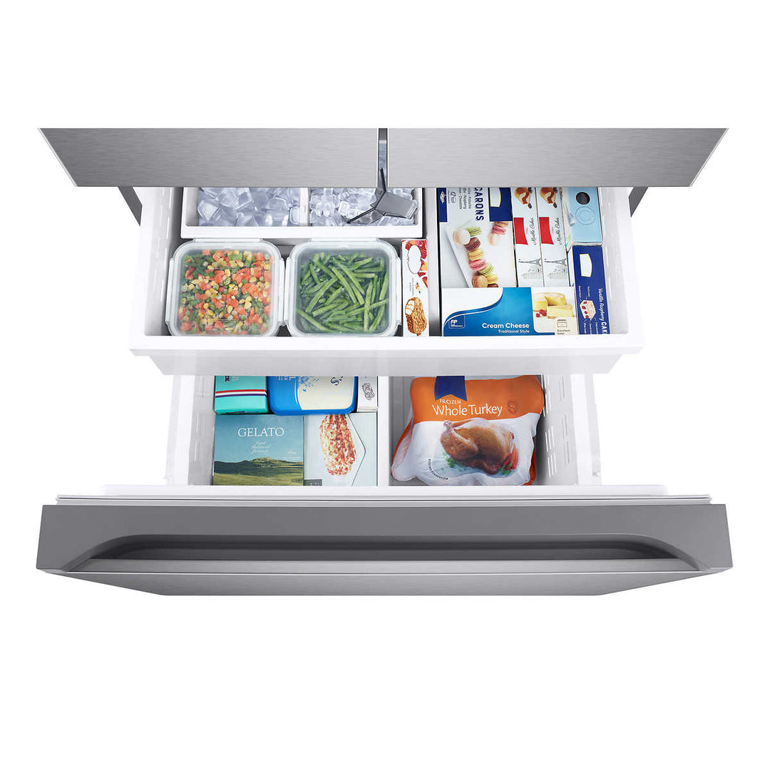 Samsung - Réfrigérateur à portes françaises - 33 po. 24,5 pi³