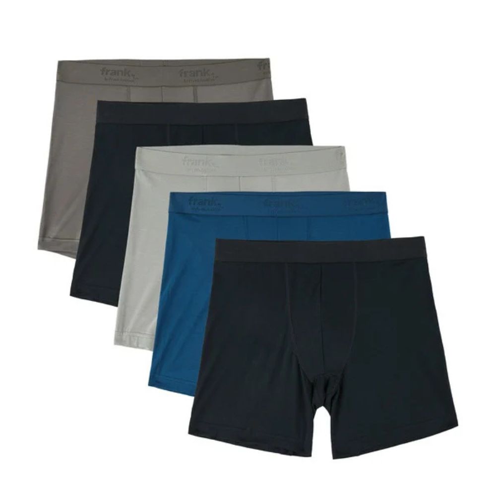 Frank Oak - Caleçons boxer en tissu, paquet de 5