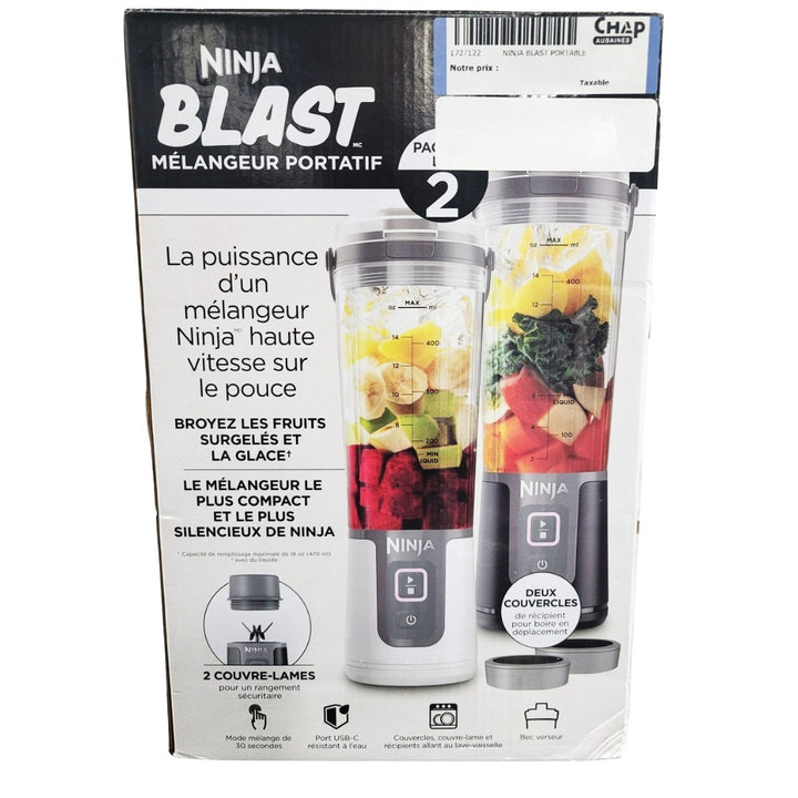 Ninja Blast - Mélangeur portable 2 paquet