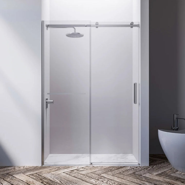 Hydro Vision - Porte de douche glissantes pour alcôve avec base réversible de 60 po
