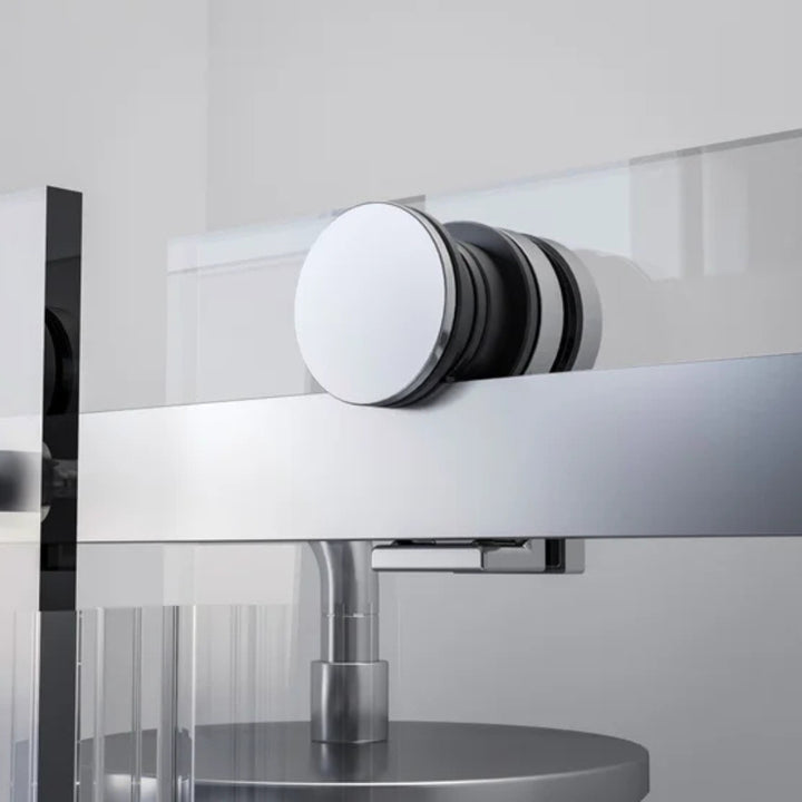 Hydro Vision - Porte de douche glissantes pour alcôve avec base réversible de 60 po