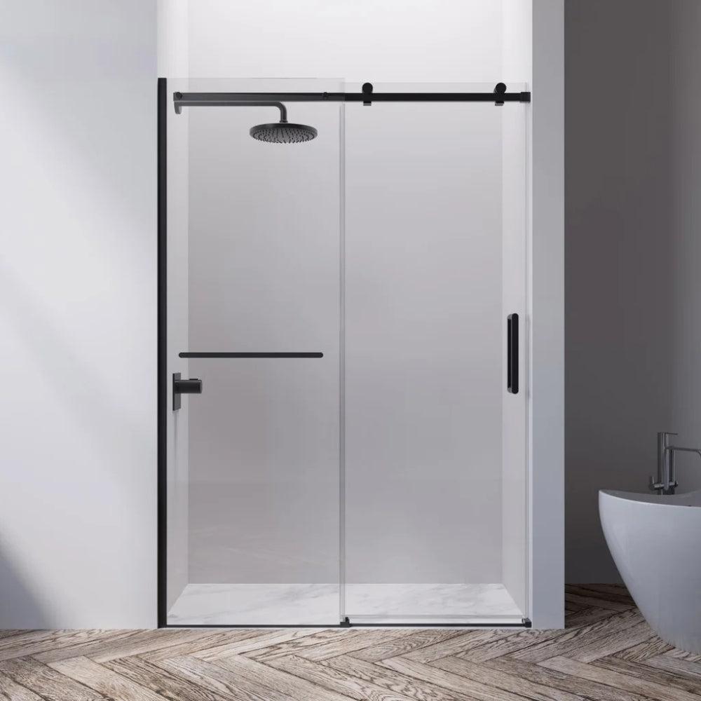 Hydro Vision - Porte de douche glissantes pour alcôve avec base réversible de 60 po
