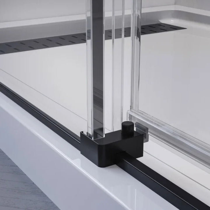 Hydro Vision - Porte de douche glissantes pour alcôve avec base réversible de 60 po