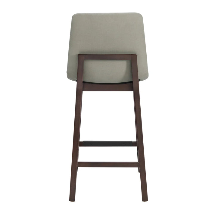 Aiden & Ivy - Tabouret de comptoir en tissu, paquet de 2