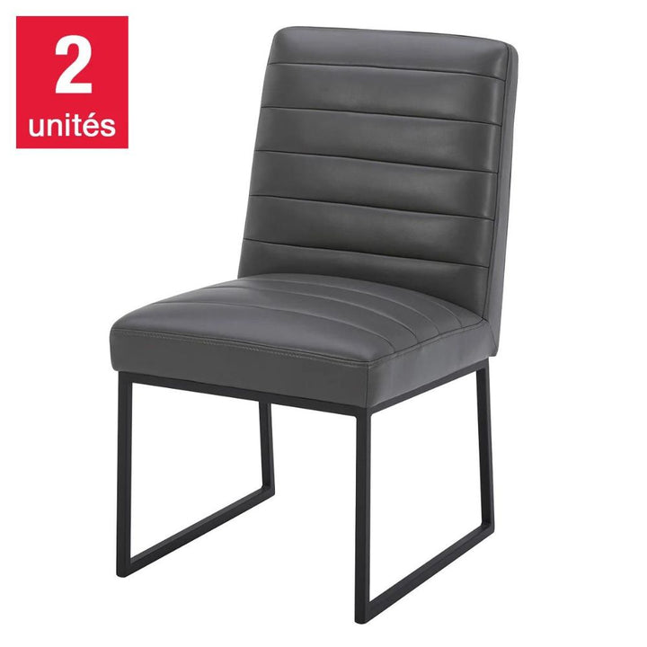 Gilman Creek - Set of 2 Leather Dining Chairs