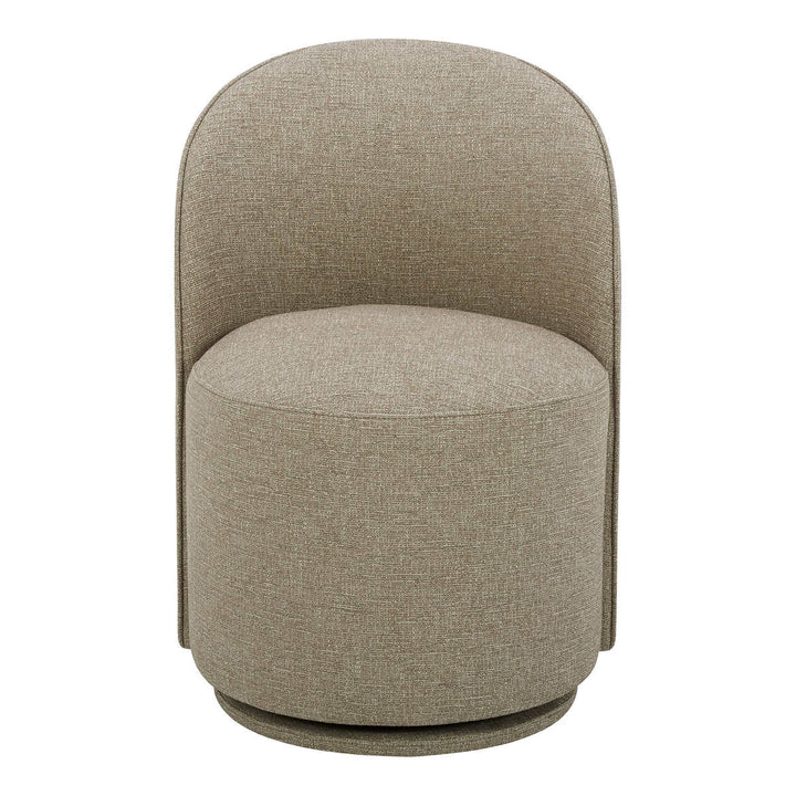 Gilman Creek - Chaise de salle à manger pivotante en tissu Kali