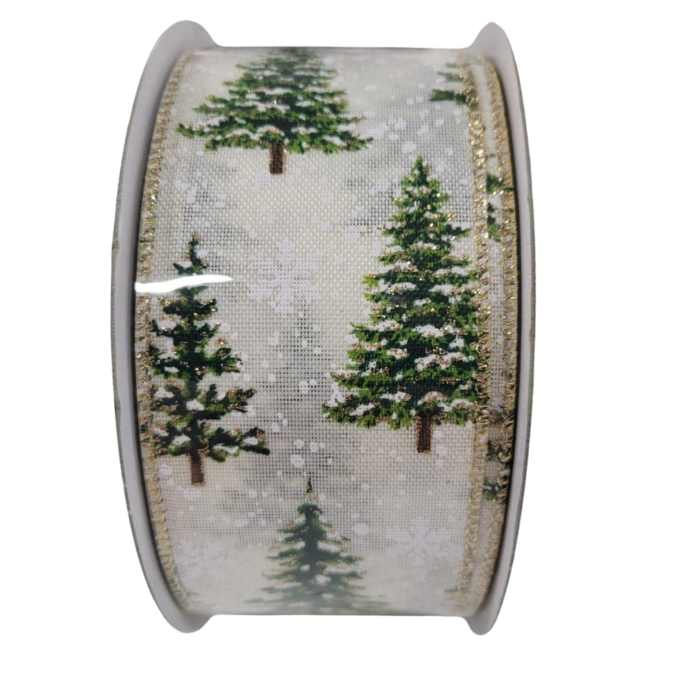 Kirkland Signature - Ruban de Noël bordé de fil de fer