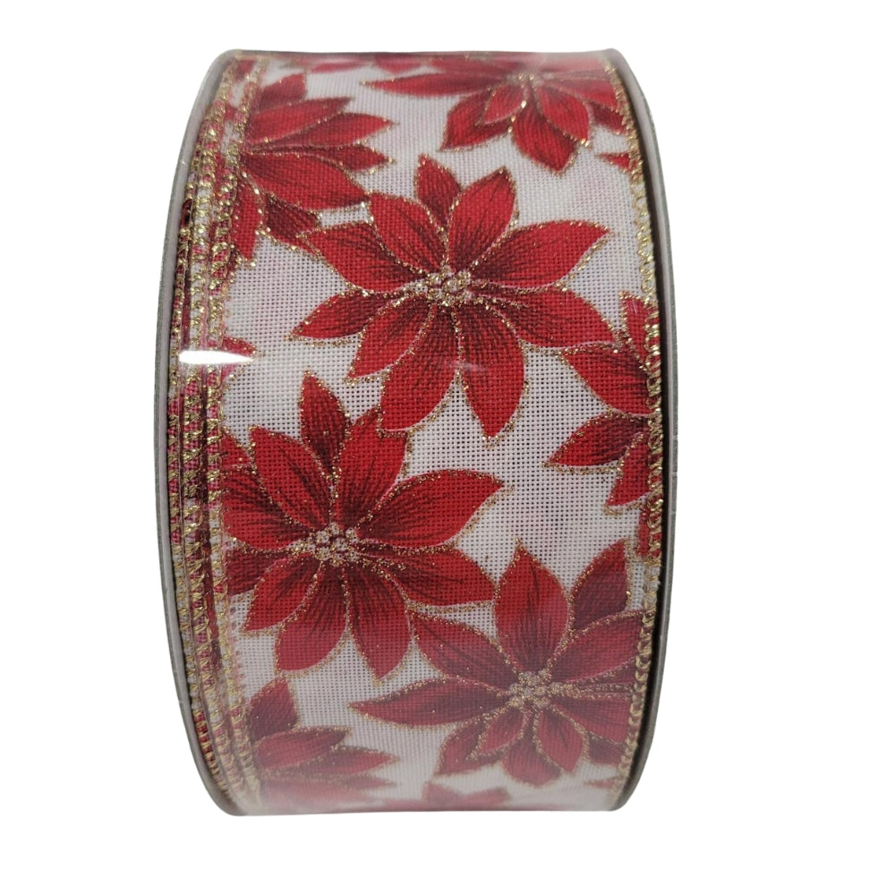 Kirkland Signature - Ruban de Noël bordé de fil de fer