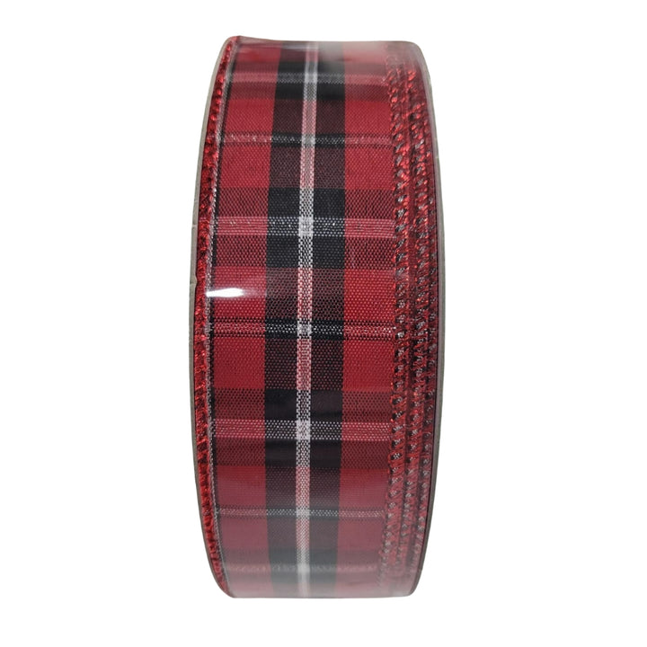 Kirkland Signature - Ruban de Noël bordé de fil de fer