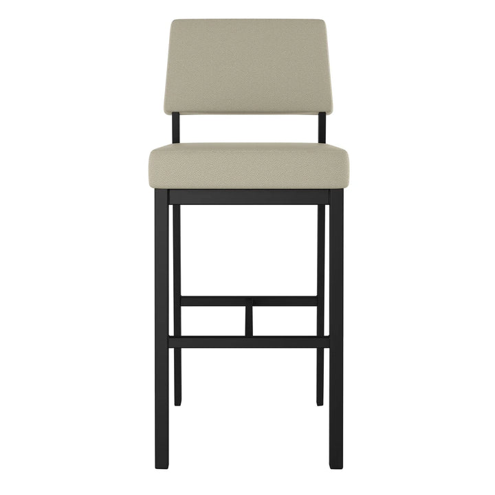 Amisco - Tabouret Avery de comptoir avec base noir