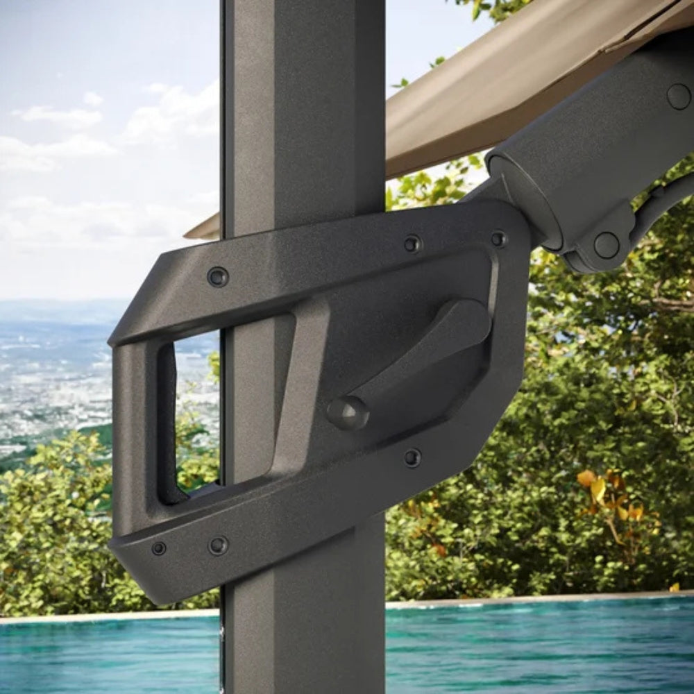 Seasons Sentry - Parasol excentré de 3,05 m x 3,97 m (10 pi x 13 pi)