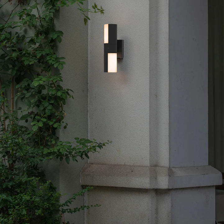 Lutec Cylinder Outdoor LED Wall Sconce