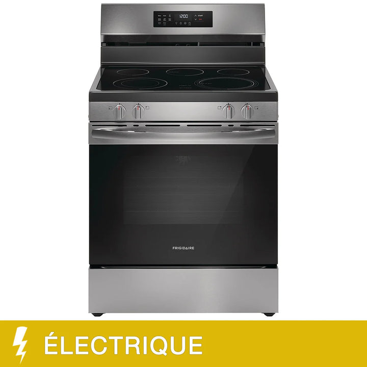 Frigidaire - 30" 5-Burner Electric Range