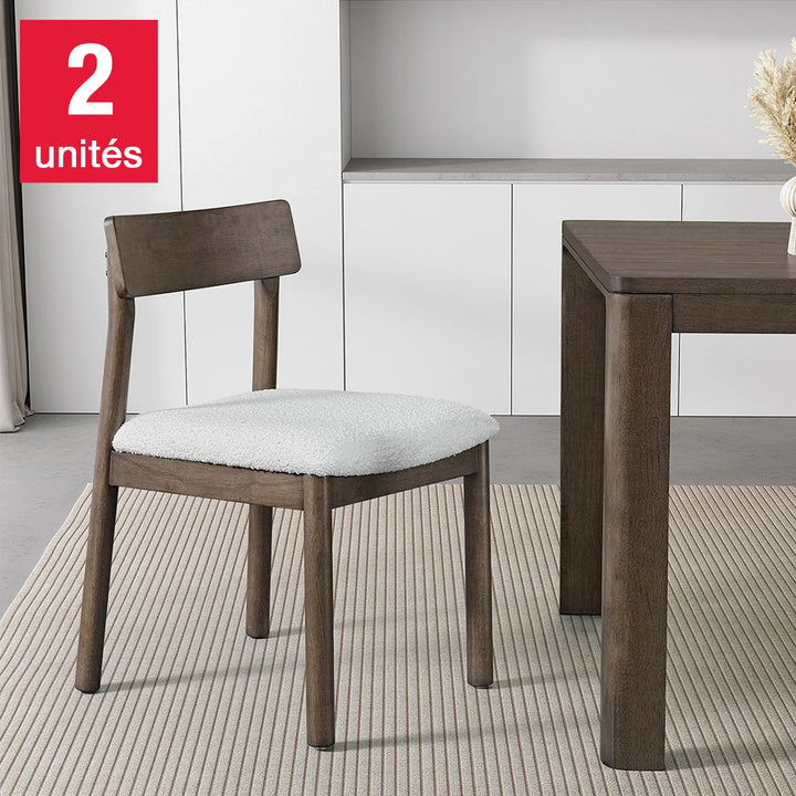 Flexsteel - Ensemble de 2 chaises de salle à manger