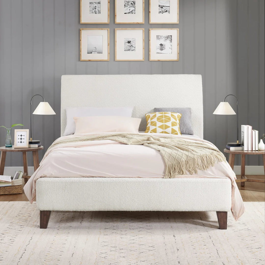 Harper Ridge – Lit recouvert de tissu bouclé